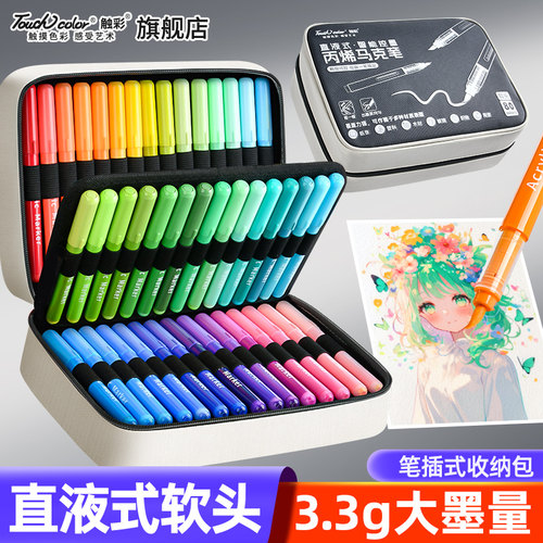 软头直液式丙烯马克笔