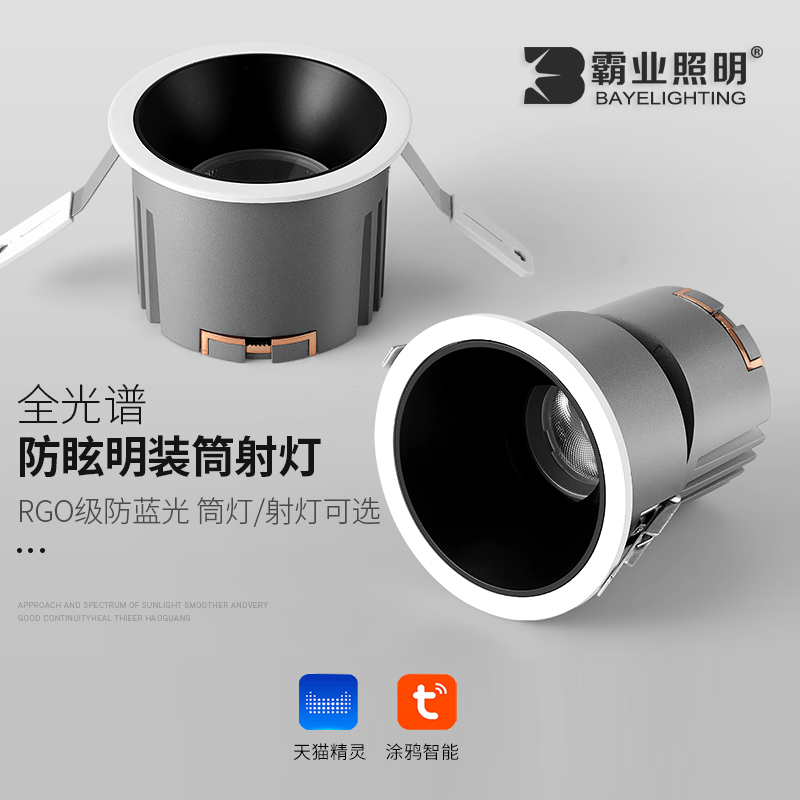 客厅可调角度射灯中性4000K涂鸦