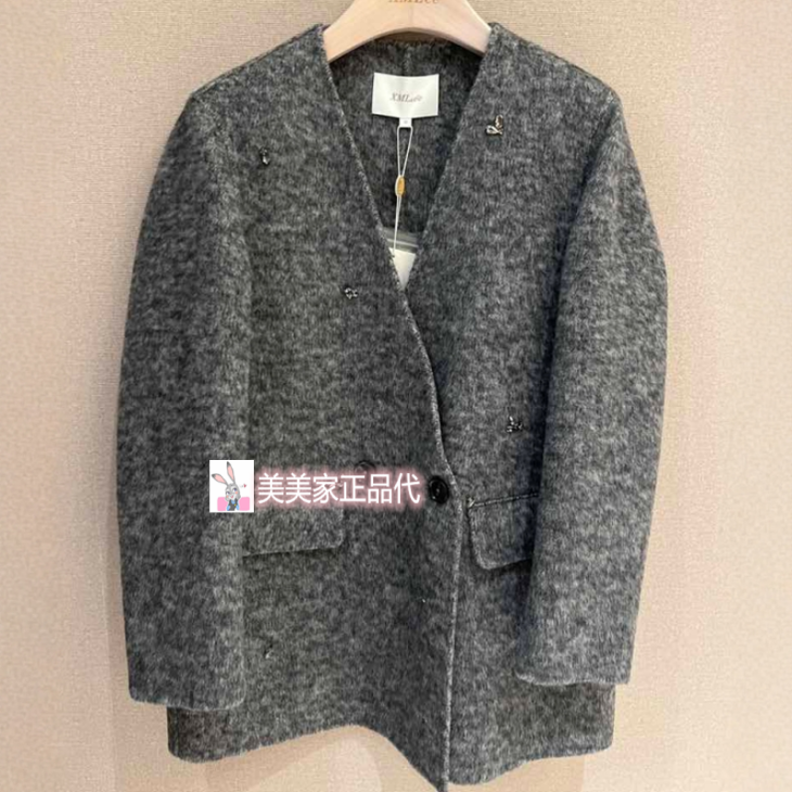 香港艾米尔XMLEE2025秋冬新款 羊毛大衣 X544D7175-5990