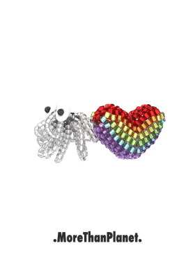 MoreThanPlanet饕餮怪爱心戒指