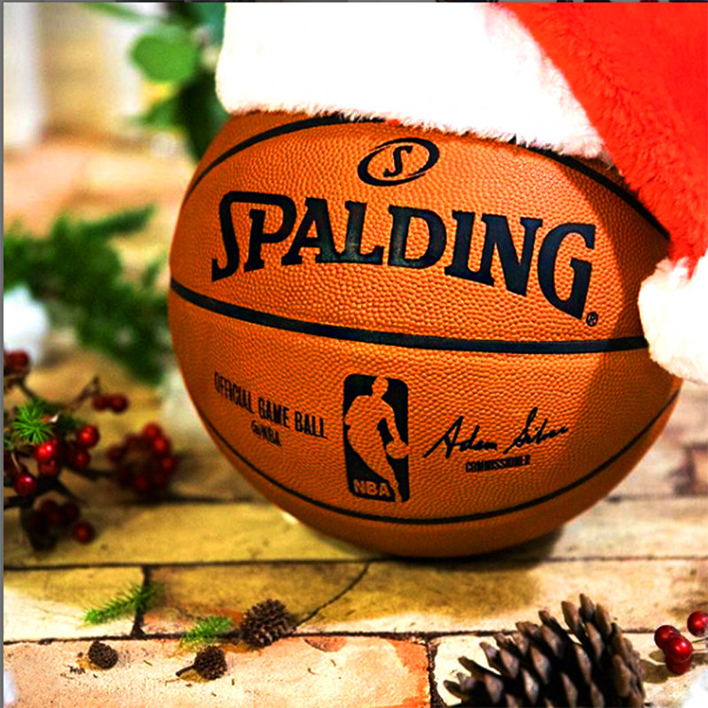 斯伯丁官方比赛指定比赛专用篮球74-569y室内牛皮学生耐打篮球