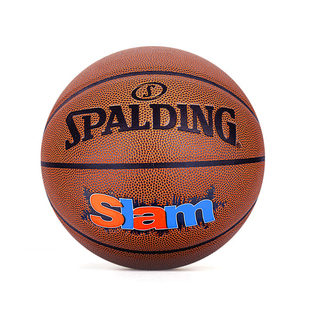正品 886 斯伯丁篮球PU皮街头耐磨室内室外软皮lanqiu蓝球76