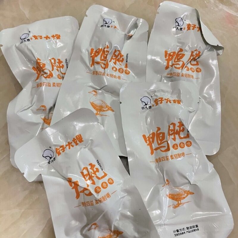 新货【四种口味】好大嫂鸭肫115g*2袋卤味鸭胗鸭郡肝真空开袋即食