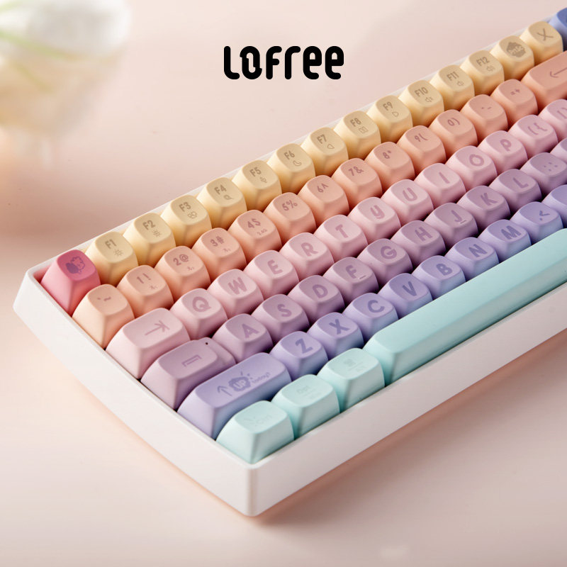 Lofree洛斐小翘棉花糖机械键盘无线蓝牙女可爱笔记本电脑办公红轴高性价比高么？
