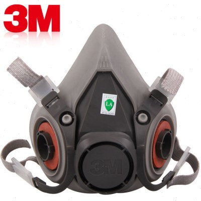 3m6502QL防毒面具喷漆化工半面罩防毒气体防护面罩工业防尘面罩