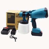 锂电喷枪可拆卸压电动喷漆枪 乳胶漆喷涂工具油漆充电喷枪