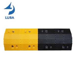 马路汽车限速缓冲70厚橡胶道路减速带减速板道路减速交通设施批发