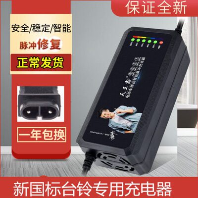原装正品台铃两孔电动车电瓶充电器48V12AH60V20AH72V30A自动断电