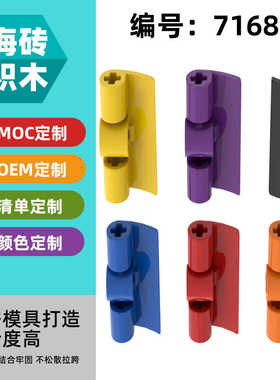 【50g】国产兼容乐高71682国产小颗粒积木MOC零配散件2x3科技面板