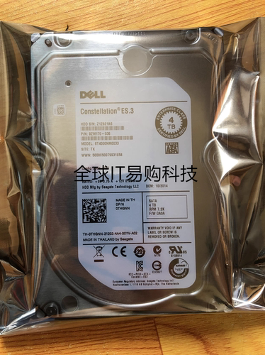 原装 DELL ST4000NM0033 09PR63 4T SATA 7.2K 0THGNN 4TB 硬盘