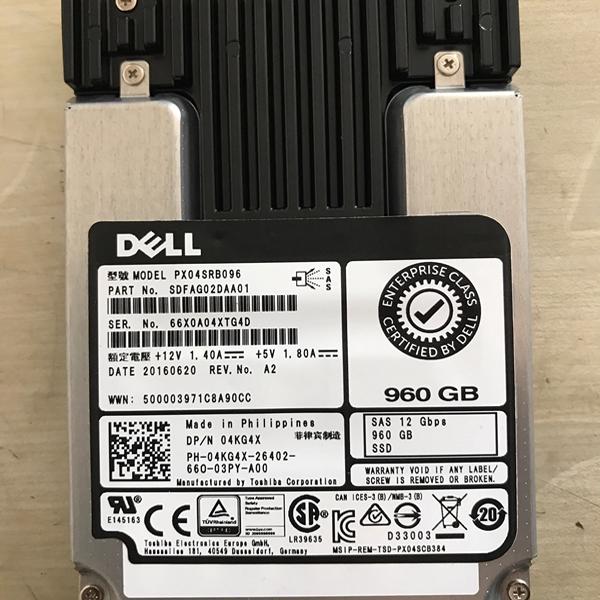 Dell 960G 12G SAS SSD04KG4X 0503M7 PX04SRB096混合型固态硬盘