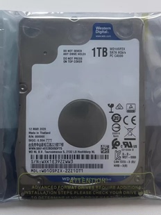 WD10SPZX 西数1T笔记本硬盘 西部数据 1TB机械硬盘2.5英寸7MM