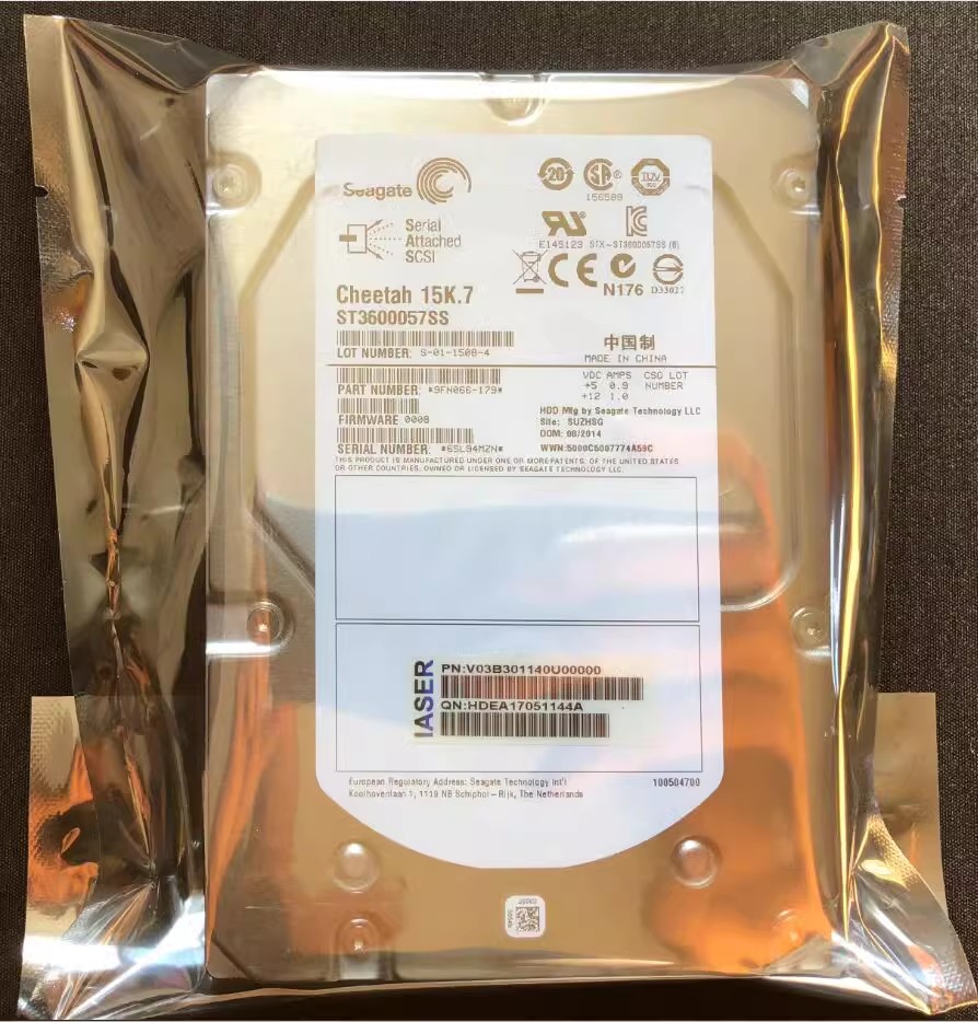 浪潮AS500H AS520G AS500E 存储硬盘600G SAS 3.5寸ST3600057SS