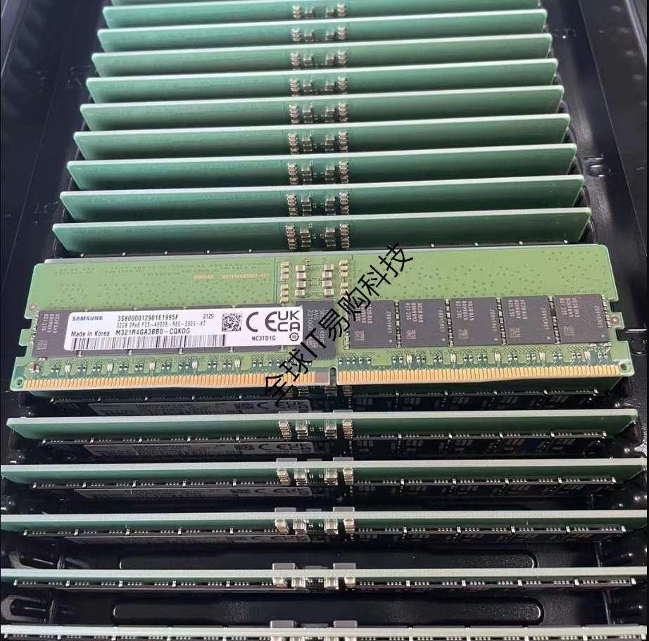 全新三星32G 2RX8/1RX4 PC5-4800B ECC REG M321R4GA3BB0-CQK内存