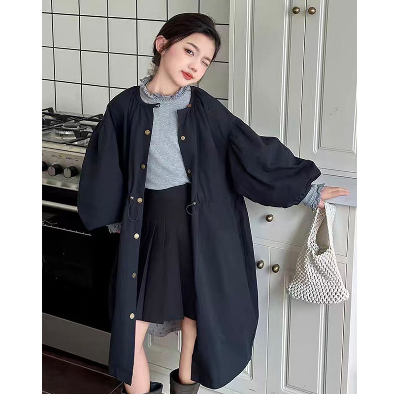 女童秋装外套2025新款儿童韩版百搭风衣春秋款小女孩时髦长款上衣,童装/婴儿装/亲子装,风衣,淘宝优惠券,粉丝福利购,淘宝优惠卷