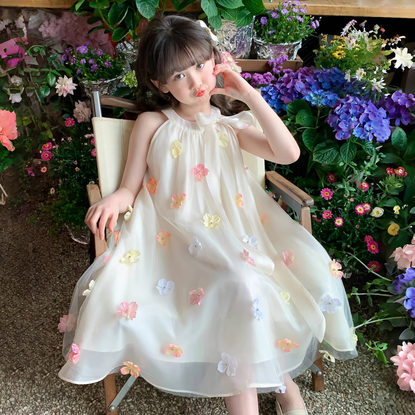 网纱背心裙生日礼服送礼连衣裙