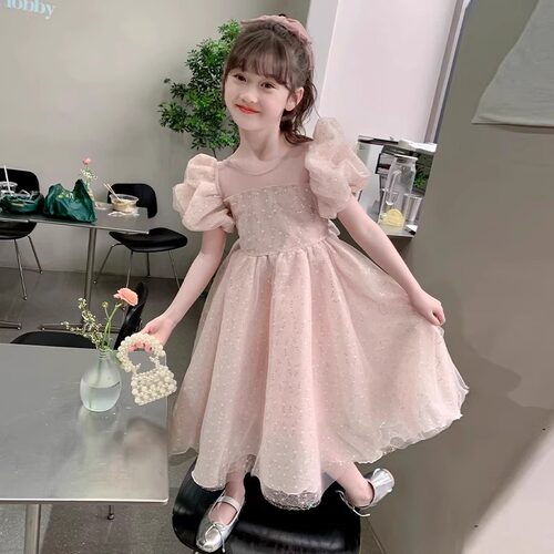 夏季公主裙子纯棉女孩亲肤纱裙