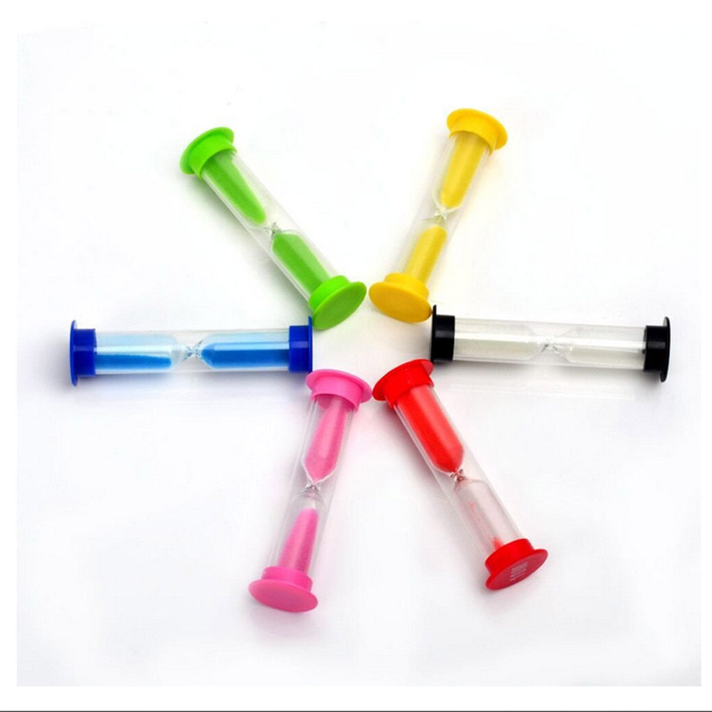 2019 new style plastic glass hourglass colorful timer set 30
