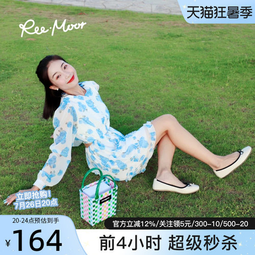 睿慕女鞋REEMOOR小香风蝴蝶结