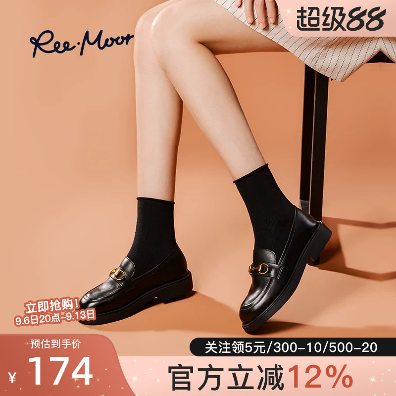 reemoor牛皮软底单鞋女图片