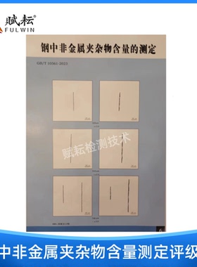 赋耘 金相挂图 钢中非金属夹杂物含量测定评级图 GB/T10561-2023