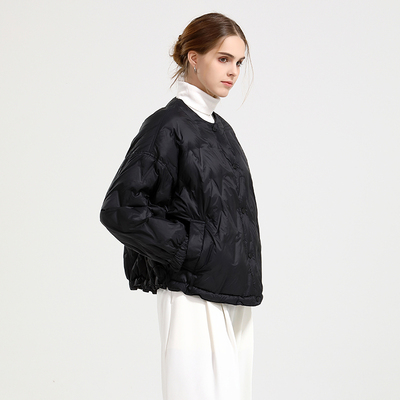 双面穿鹅绒羽绒服女轻薄短款时尚