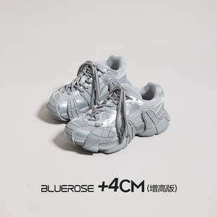 厚底内增高薄款老爹鞋女2026巨好看轻便软底超轻踩屎感超火运动鞋