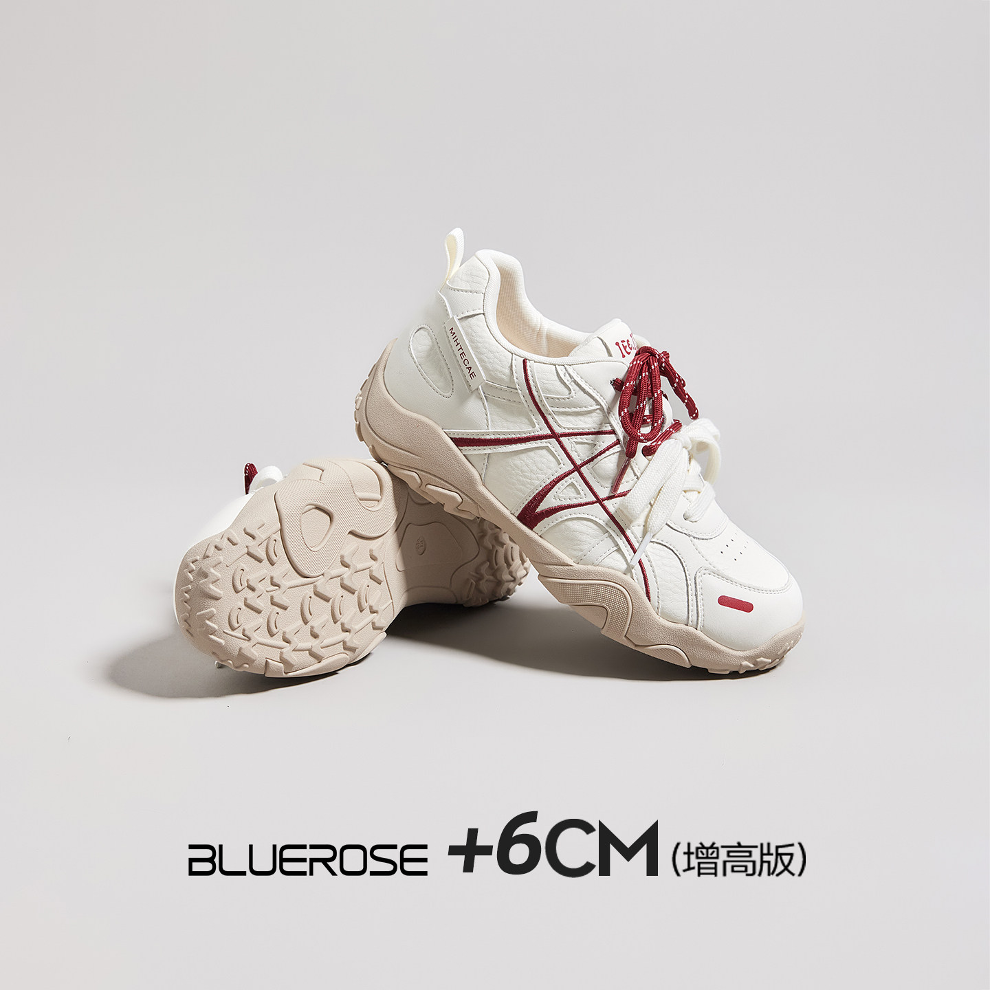 内增高德训鞋女2026超火厚底巨好看不累脚阿甘鞋配阔腿裤的休闲鞋