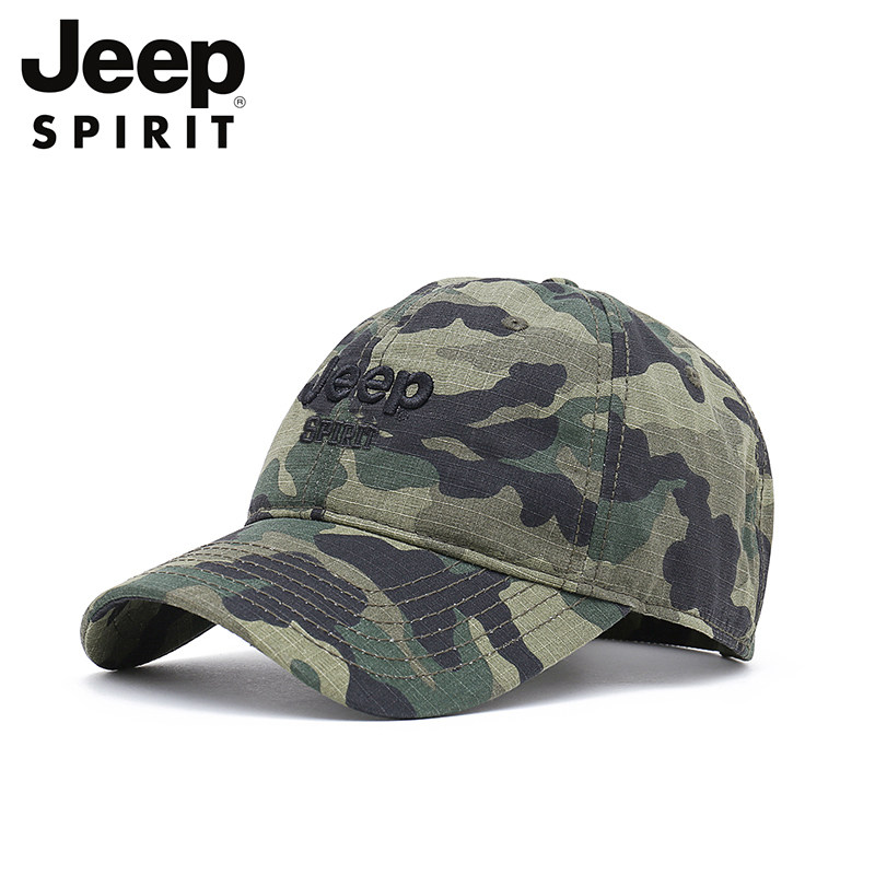 JEEP SPIRIT 吉普休闲帽子防晒遮阳男士棒球帽户外百搭时尚潮流