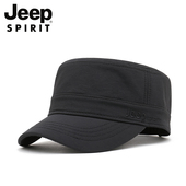 帽子秋冬新品 Jeep SPIRIT休闲吉普正品 加绒平顶帽男青年加厚保暖