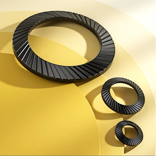 螺丝防松止退防滑锁紧自锁双面齿止动垫圈波纹锯齿形碟簧放松垫片