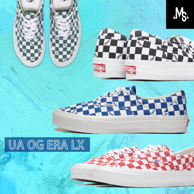 范斯VANS OG Era LX 黑白棋盘格休闲低帮滑板鞋男女 VN0A3CXN9TB