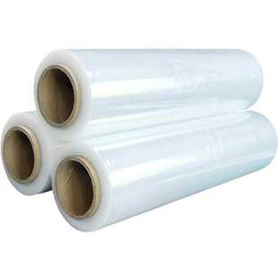 捷诺立(JNL)25492全新料PE缠绕膜拉伸膜打包膜塑料薄膜宽50CM长