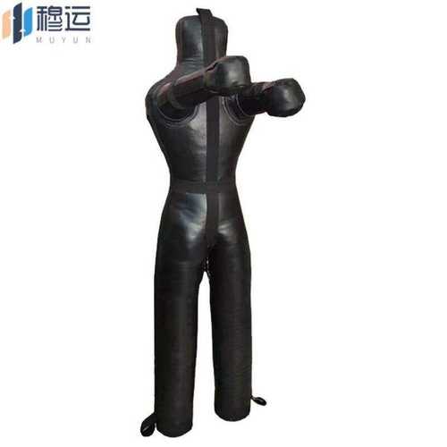 穆运消防假人消防演习训练假人摔跤假人160厘米40公斤黑色拳击