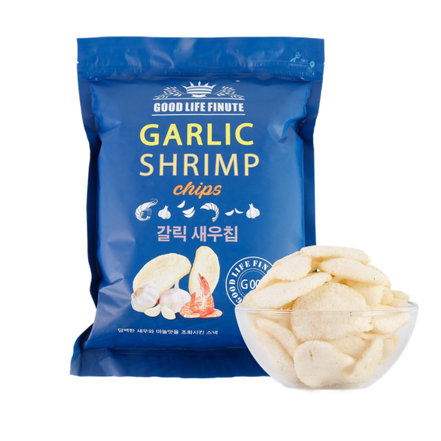 会员店代购 原装进口 garlic shrimp 趣莱福虾片蒜味 240g