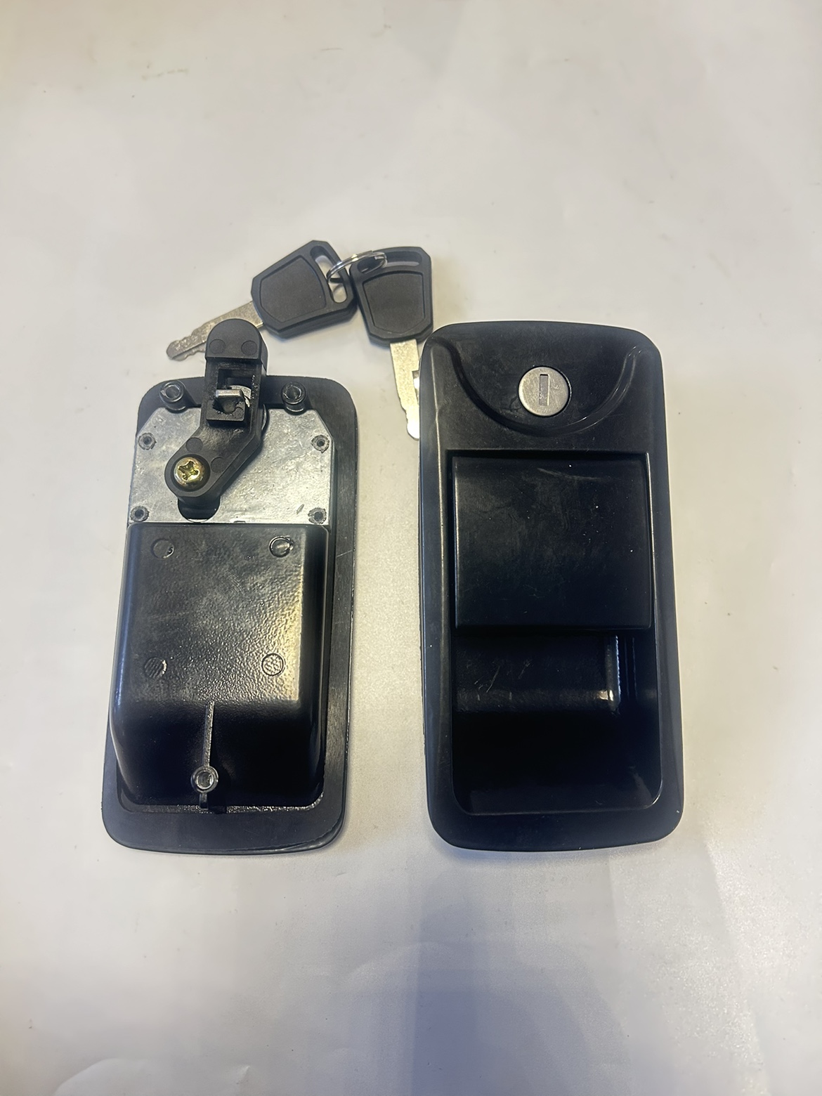 适用卡尔玛叉车门锁外拉手920451.005门锁总成