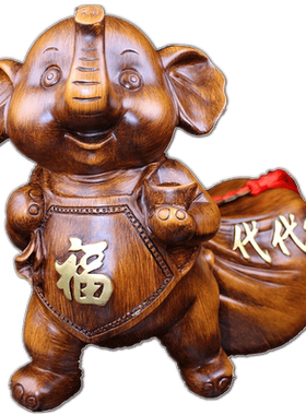 大象摆件招财开业礼品客厅吉祥
