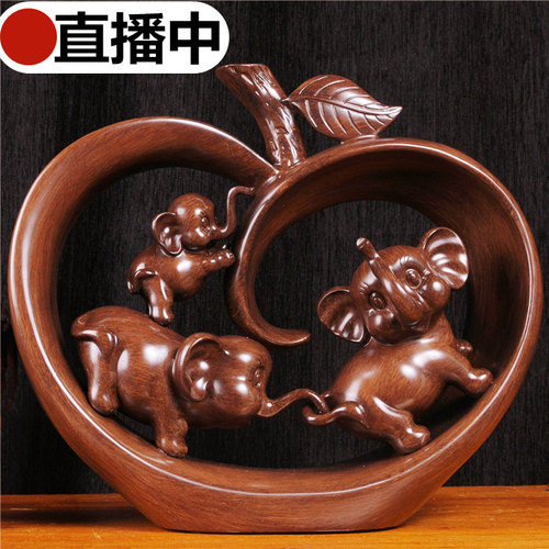 工艺大象摆件结婚酒柜乔迁礼品