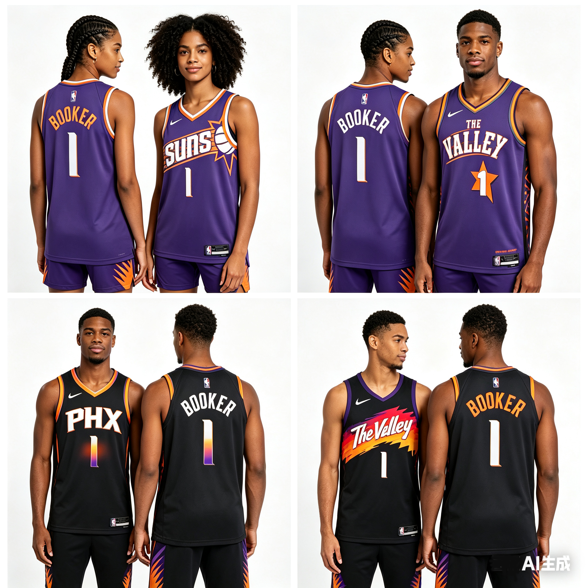 正品耐克NIKE太阳1号德文布克篮球球衣sw球迷版速干运动背心