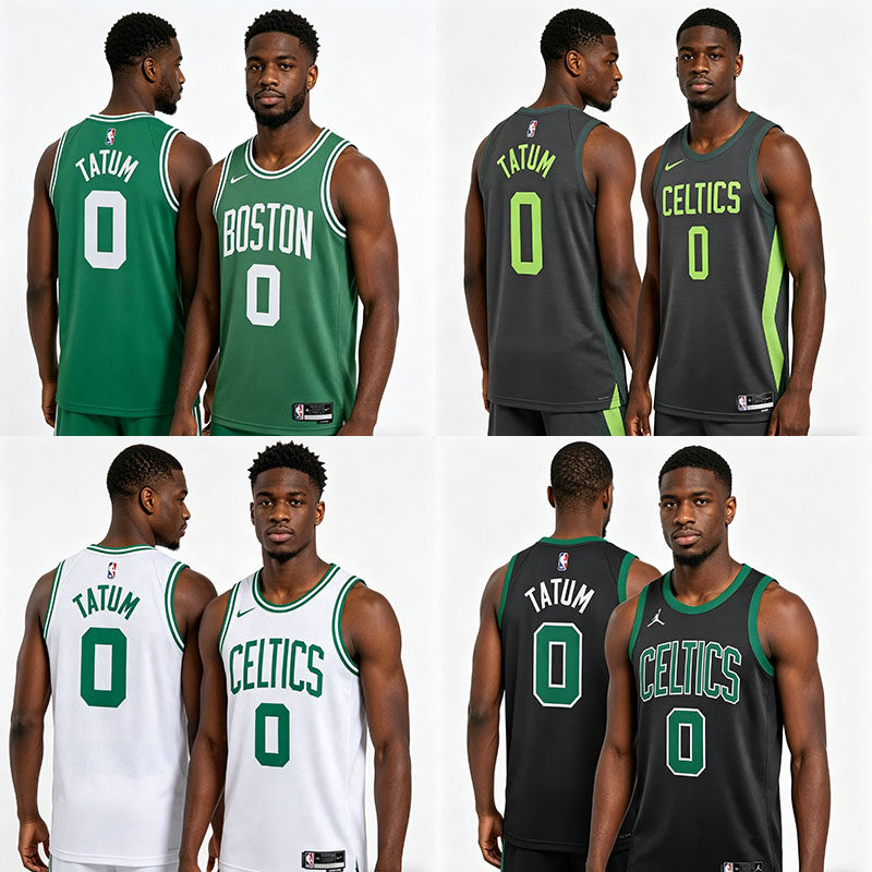 正品NIKE耐克凯尔特人0塔图姆布朗篮球球衣sw球迷版运动背心