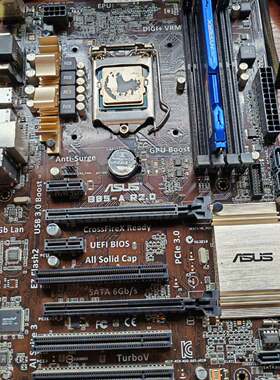 可维修华硕主板，型号B85-A 大板，加CPU-I5-4430