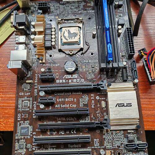 可维修华硕主板，型号B85-A 大板，加CPU-I5-4430