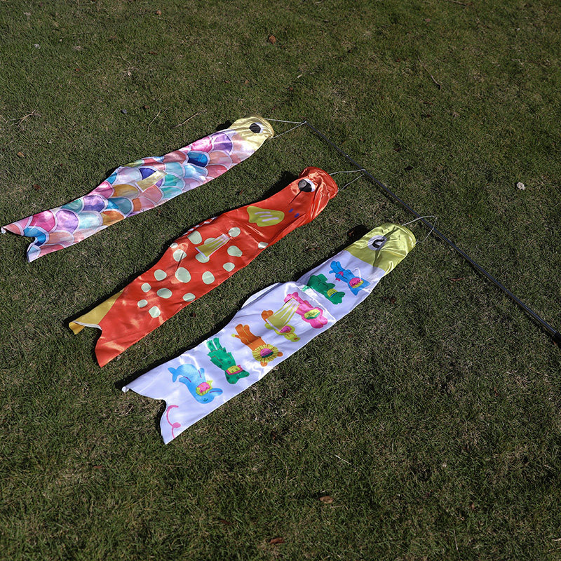 拍照 网红红酒鲤鱼旗儿童节礼物可爱日式 料理店装饰品 摄影道具