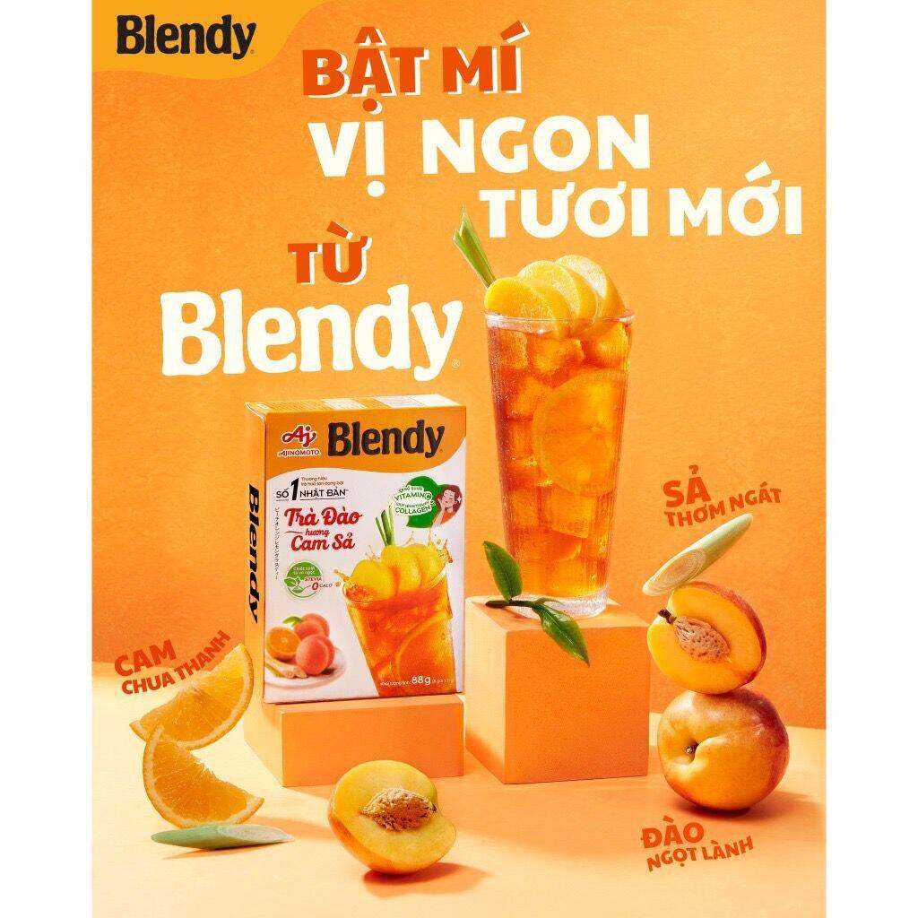 越南代购Blendy水蜜桃味固体饮料88g