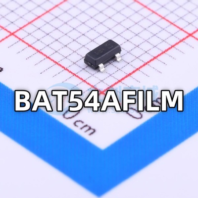 全新原装 BAT54AFILM 丝印D84 封装 SOT-23 肖特基二极管
