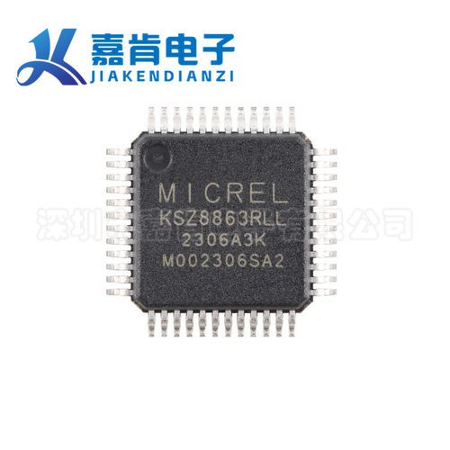 全新原装 KSZ8863RLL LQFP-48 集成3端口10/100管理交换机芯片