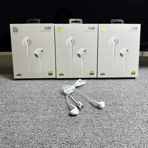 乔梦堂c400有线耳机Type-C接口入耳式重低音立体声线控耳机