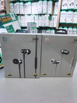 适用于华为小米Type-C手机Jdream C600金属线控入耳式HiFi有线耳