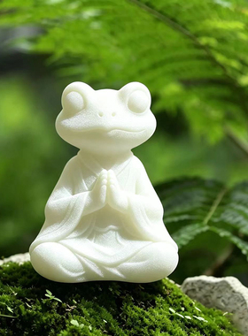 创意禅意青蛙简约茶具摆件
