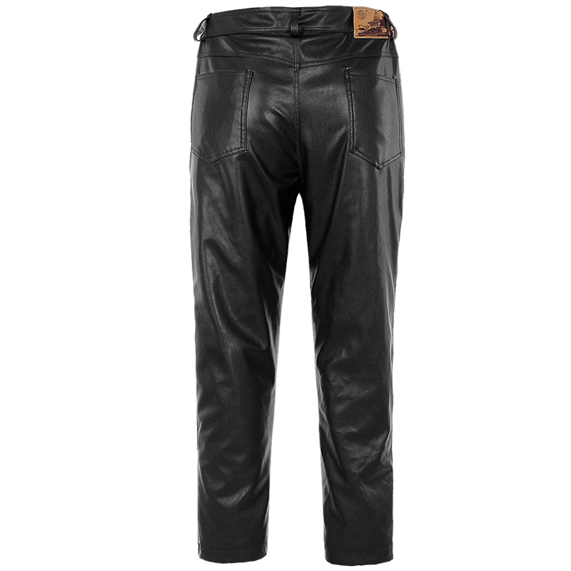 Pantalon cuir homme droit pour hiver - Ref 1476790 Image 2